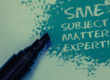 subject matter expert
